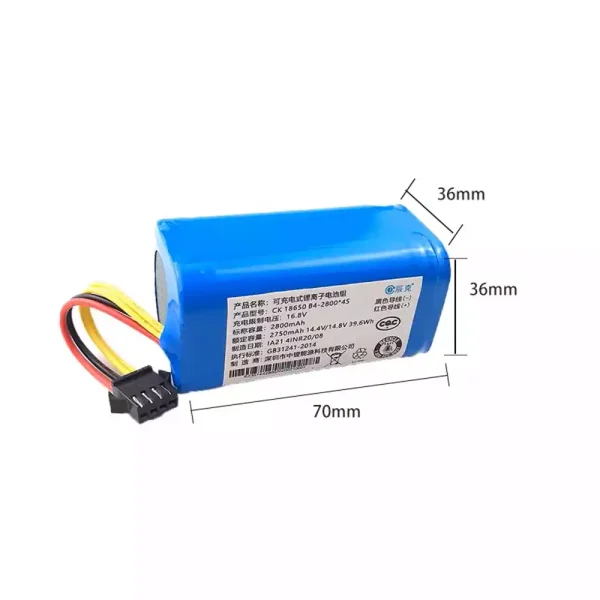 Bateria para Aspirador robot Haier TAB-M320C TAB-J3C5L SWR-T320S SWR-T350G SWR-QT35B SWR-J3500 - Image 2