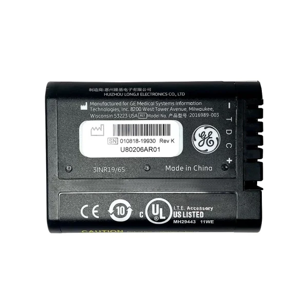 Bateria compatível para Ge Mini Dash - Solar 8000I,2016989-002 2016989-003 - Image 2