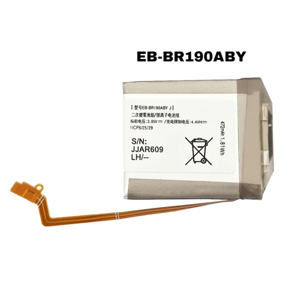 Bateria nova EB-BR190ABY J para Samsung Galaxy Buds Pro (SM-R190 EP-QR190)