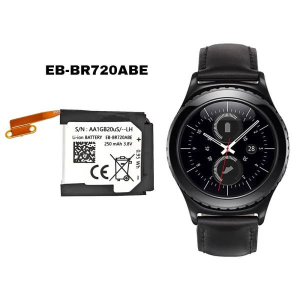 Bateria nova EB-BR720ABE para Samsung Gear S2 Classic (SM-R720),Gear S2 Classic  R732 (SM-R732) - Image 4