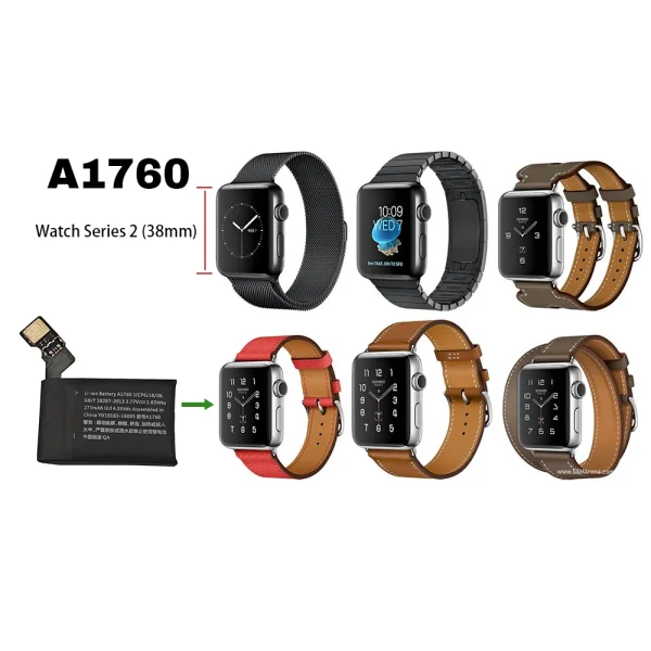 Bateria nova A1760 para Apple Watch Series 2 (38mm) - Image 4