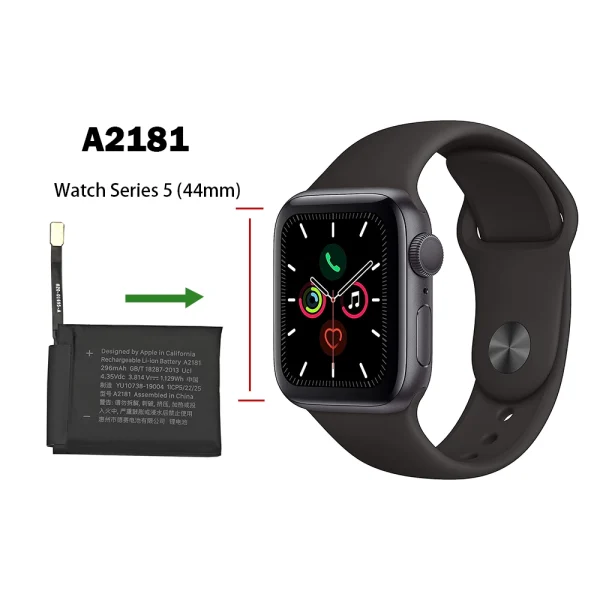 Bateria nova A2181 para Apple Watch Series 5 (44mm),Apple Watch SE 2020 (44mm),Apple Watch SE 2nd 2022 (44mm) - Image 4