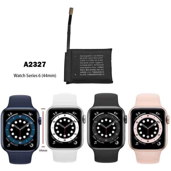 Bateria nova A2327 para Apple Watch Series 6 (44mm) - Image 4