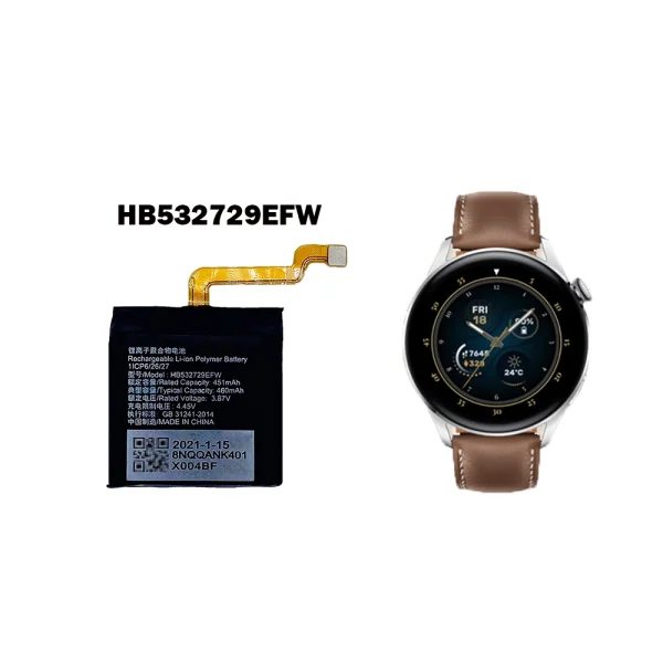 Bateria nova HB532729EFW para HUAWEI Watch 3 - Image 4