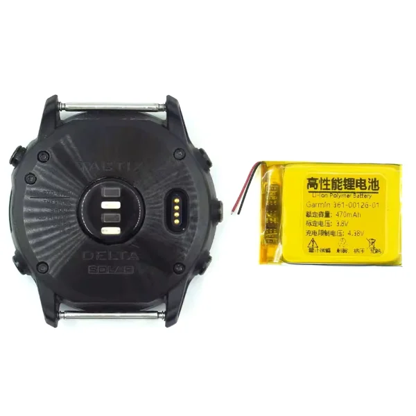 Bateria nova 361-00126-01 para Garmin tactix Delta - Image 3