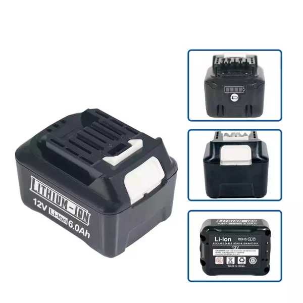 12V 6.0Ah Bateria nova para MAKITA BL1041B - Image 2