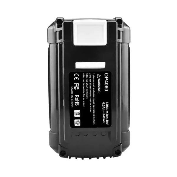 40V 6.0Ah Bateria nova para Ryobi OP4026,OP4030,OP4040,OP4050,OP4015,OP4050A,OP40201,OP40261,OP40301,OP40401,OP40501,OP40601 - Image 4