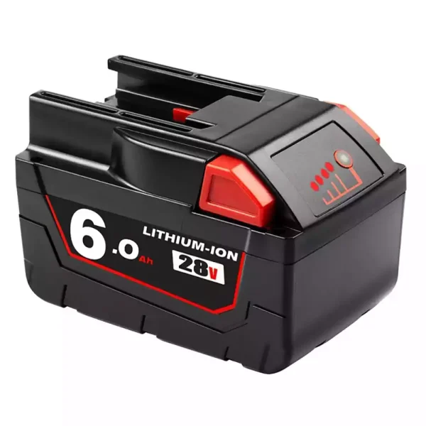 28V 6.0Ah Bateria nova para Milwaukee 48-11-2830 48-06-2860 - Image 2