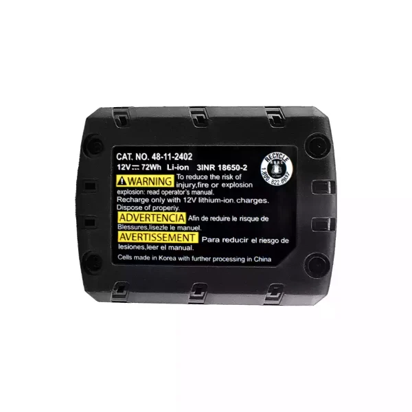 12V 6.0Ah Bateria nova para Milwaukee M12 - Image 4