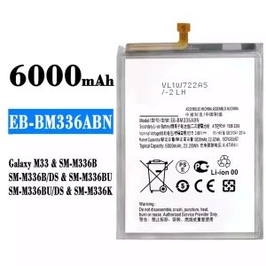 Bateria EB-BM336ABN para Samsung Galaxy M33
