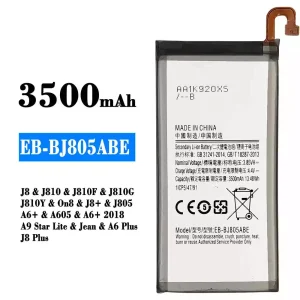 Bateria EB-BJ805ABE para Samsung J8/J810/J810F/J810G/J810Y/On8/J8+/J805/A6+/A605/A6+ 2018/A9 Star Lite/Jean/A6 Plus/J8 Plus