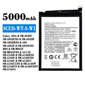 Bateria SCUD-WT-S-W1 para Samsung Galaxy A04e/A14 5G