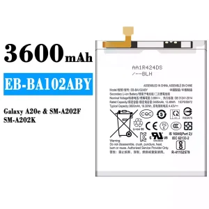Bateria EB-BA102ABY para Samsung Galaxy A20e