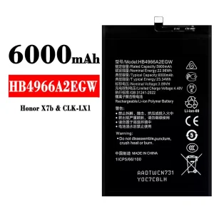 Bateria HB4966A2EGW para HUAWEI Honor X7b