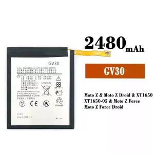 Bateria GV30 para Motorola Moto Z / Moto Z Droid / Moto Z Force / Moto Z Force Droid