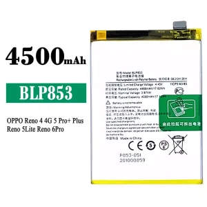 Bateria BLP853 para OPPO Reno 4 / Reno 5 Pro Plus / Reno 5 Lite /Reno 6 Pro