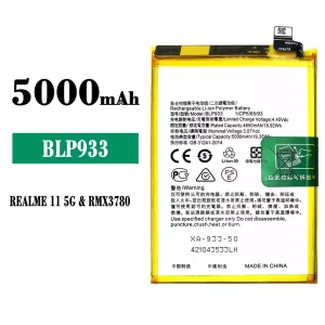 Bateria BLP933 para OPPO Realme 11 / Realme K10