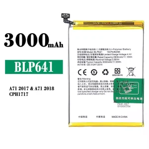 Bateria BLP641 para OPPO A71 2017 2018