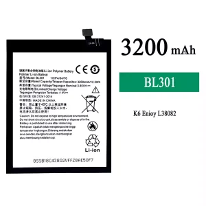 Bateria BL301 para Lenovo K6 Enjoy