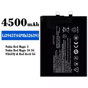 Bateria Li3945T44P8h526391 para Nubia Red Magic 5/Nubia Red Magic 5S 5G