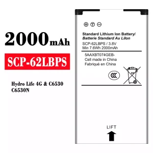 Bateria SCP-62LBPS para Kyocera Hydro Life 4G/C6530