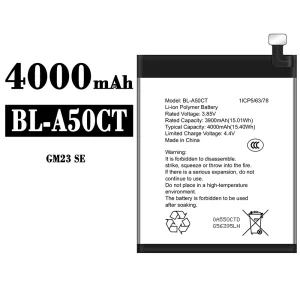 Bateria BL-A50CT para General Mobile GM 23 SE