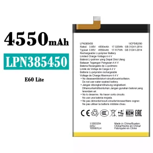 Bateria LPN385450 para Hisense E60 Lite