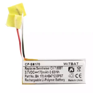 Bateria nova para auscultadores Sennheiser CX 7.00BT,Sennheiser Momentum In-Ear estojo de carregamento