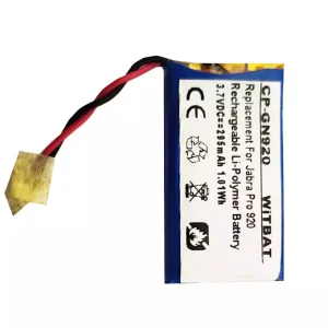 Bateria nova para auscultadores Jabra Pro 900,Pro 920,Pro 923,Pro 930,Pro 935,AHB512229PS