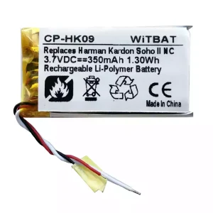 Bateria nova para auscultadores Harman Kardon Soho II NC,SR552035P