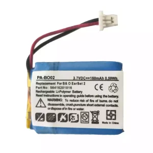 Bateria nova para auscultadores Bang & Olufsen EarSet 2,56416201016