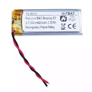 Bateria nova para auscultadores B&O Beoplay EX True Wireless Noise Cancelling Earphones estojo de carregamento