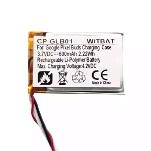 Bateria nova para auscultadores Google Pixel Buds estojo de carregamento