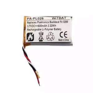 Bateria nova para auscultadores Plantronics BackBeat FIT 3100 3200 TWS Earbuds Wireless Bluetooth Earphones estojo de carregamento