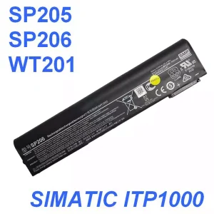 Bateria compatível para Siemens SIMATIC ITP1000 SMP SP205 SP206 WT201